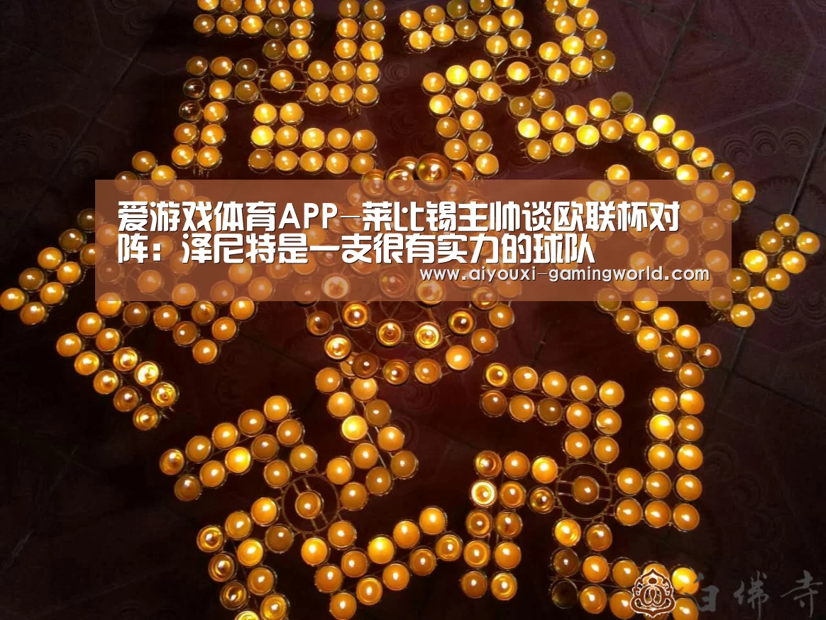 爱游戏体育APP-莱比锡主帅谈欧联杯对阵：泽尼特是一支很有实
